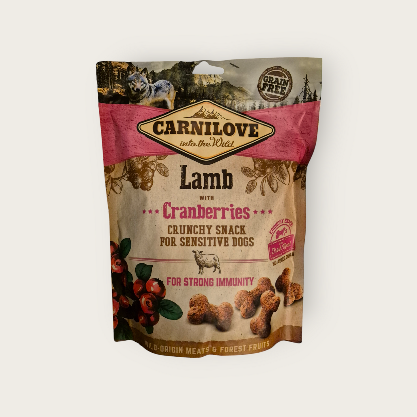 Carnilove Lamb With Cranberries Crunchy Treats 200g