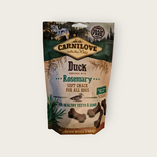 Carnilove Duck With Rosemary Soft Dog Treats 200g