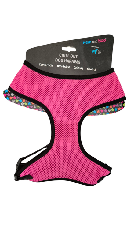 Hemm and Boo Chill Out Dog Harness Pink Size L