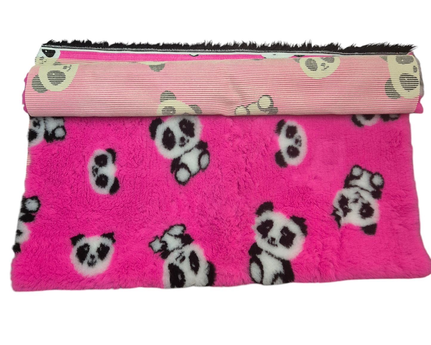 Non-Slip Vet Bedding 100x75cm Pink Panda