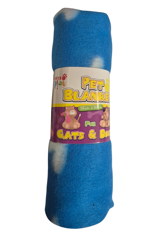 Pet Blanket 55x80cm Blue