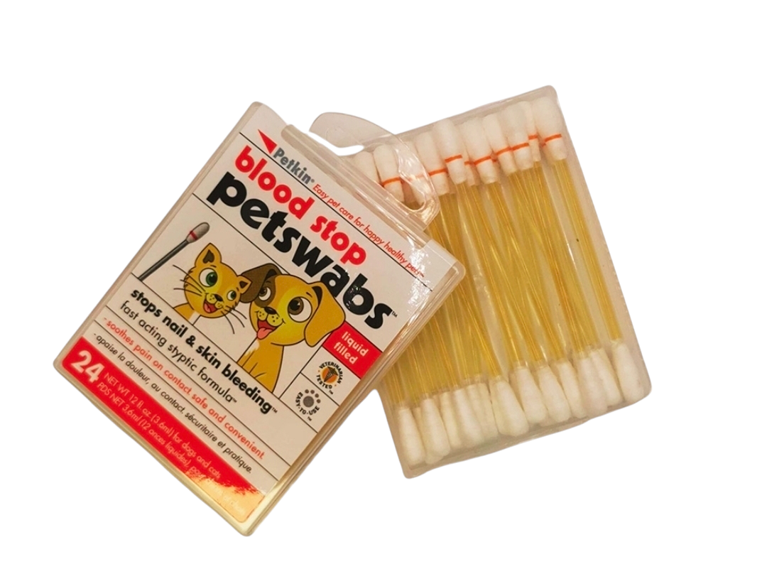 Blood Stop Pet Swabs