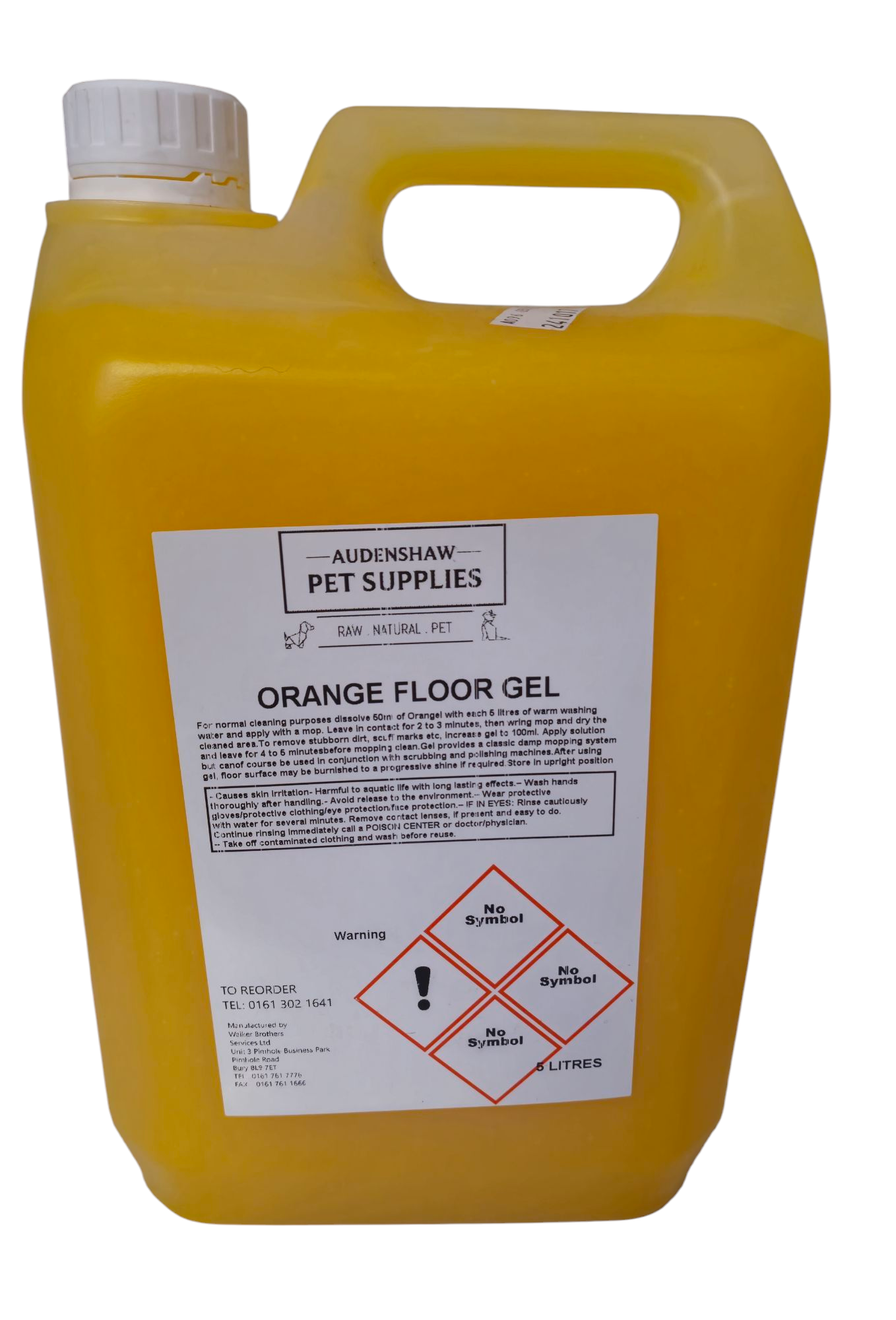 Orange Gel Floor Cleaner 5 Litre