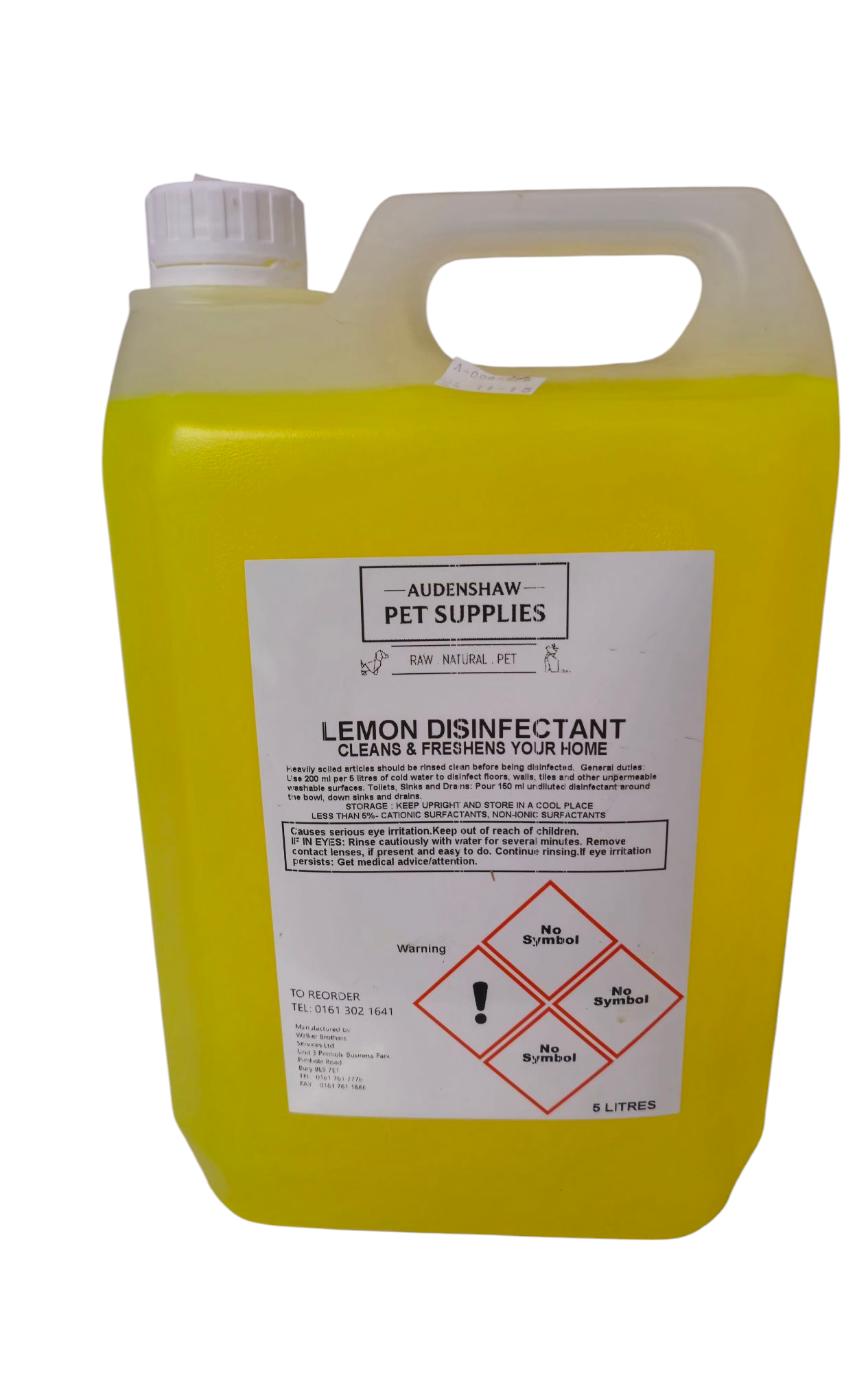 Lemon Disinfectant 5 Litre