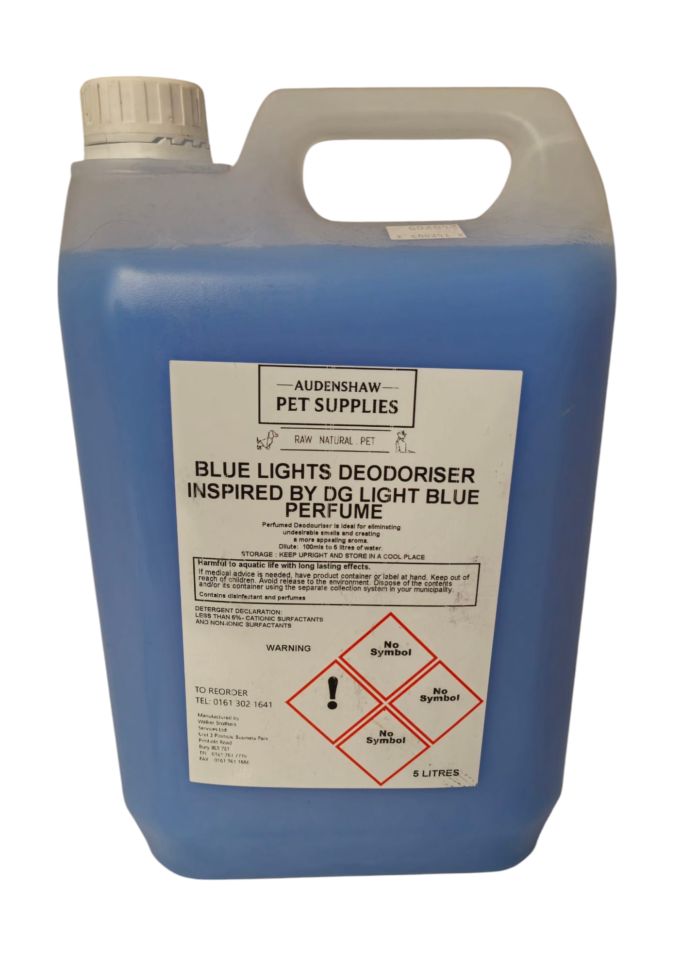 Blue Lights D&G Light Blue Inspierd Deodoriser 5 Litre