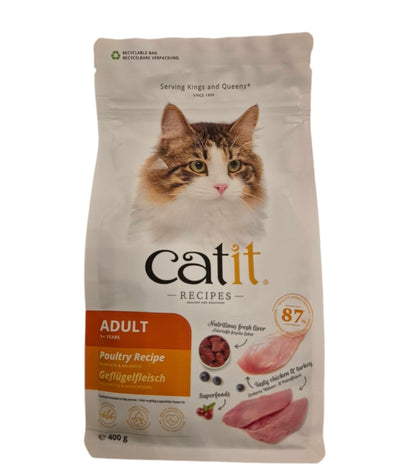 Catit Adult Poultry Recipe 400g Dry Cat Food